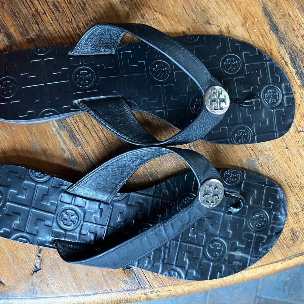 Tory Burch Black Thora Sandals